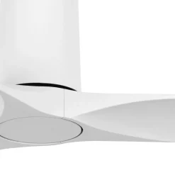 Loftventilatorer ^ Beacon Lighting Beacon loftventilator Londo hvid DC-motor Ø 132 cm lydsvag