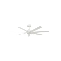 Loftventilatorer ^ Beacon Lighting Beacon loftventilator med lys Atlanta hvid 142 cm støjsvag