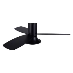 Beacon Lighting Loftventilatorer > Beacon loftventilator med lys Flusso sort 132cm støjsvag