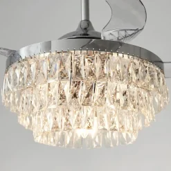 Beacon Lighting Loftventilatorer > Beacon loftventilator med lys Fanaway Veil krom lydløs