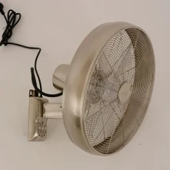 Loftventilatorer ^ Beacon Lighting Beacon vægventilator Breeze kromfarvet/klar Ø 41 cm støjsvag