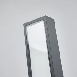 BEGA Gadebelysning > 77246K3 gadelampe kantet grafit 3000 K 1 side