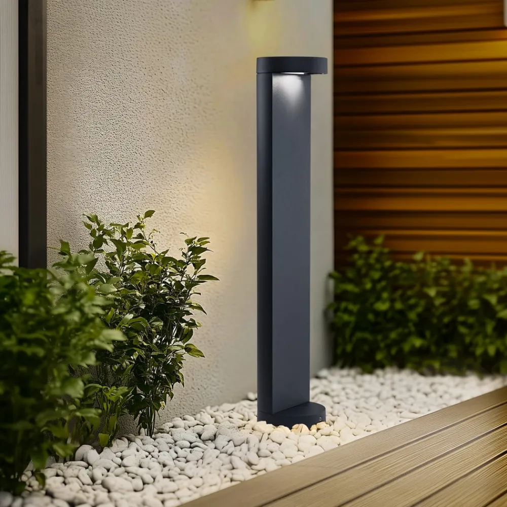 Gadebelysning ^ BEGA LED-gadelampe 99058 K3, grafit, støbt aluminium, glas