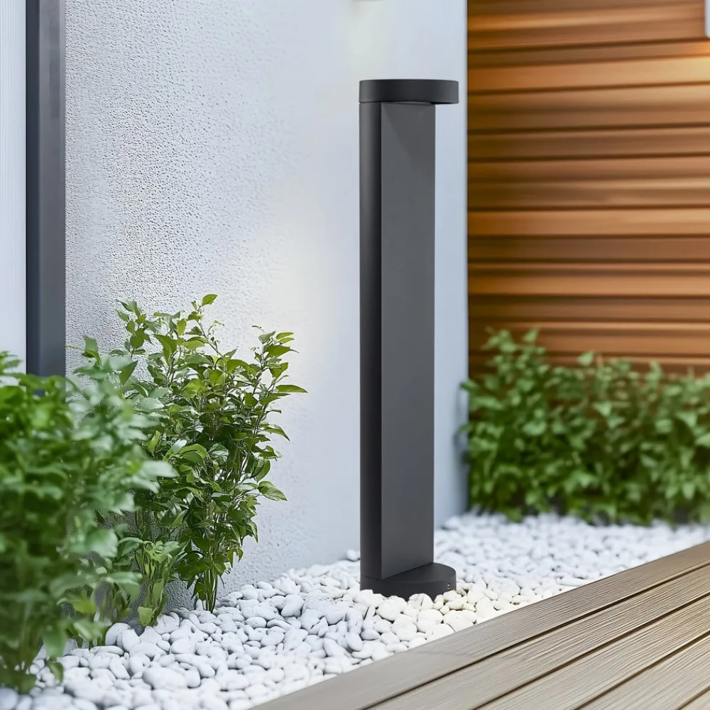 Gadebelysning ^ BEGA LED-gadelampe 99058 K3, grafit, støbt aluminium, glas