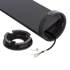 Gadebelysning ^ BEGA LED-gadelampe 99058 K3, grafit, støbt aluminium, glas