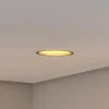 Indbygningsspots ^ BEGA LED indbygget loftspot Studio Line, sort/messing, aluminium