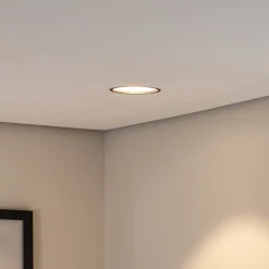 Indbygningsspots ^ BEGA LED indbygget loftspot Studio Line, aluminium, støbt aluminium