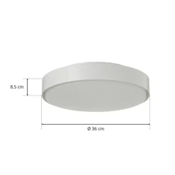 Loftlamper ^ BEGA 34278 LED-loftlampe, hvid, Ø 36 cm, DALI