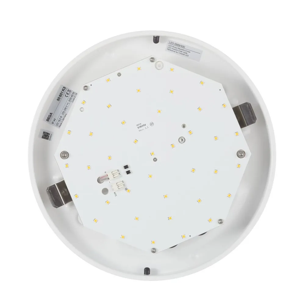 BEGA Loftlamper > 50651 LED-loftlampe opalglas 3.000K Ø34cm