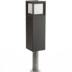 Sokkellamper ^ BEGA 84604 LED-sokkellampe, grafit, 3.000 K