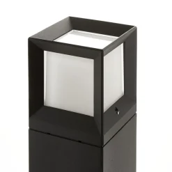 Sokkellamper ^ BEGA 84604 LED-sokkellampe, grafit, 3.000 K