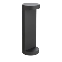 BEGA Sokkellamper > LED-sokkellampe 84749, grafit, støbt aluminium, glas