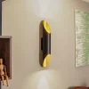 BEGA Væglamper > Studio Line væglampe cut 28W sort/messing