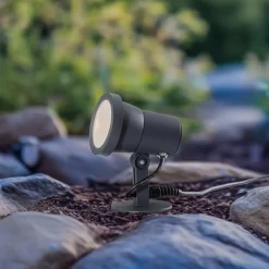 BEGA Udendørs Spot > udendørs spotlampe 85009, grafit, støbt aluminium, stik