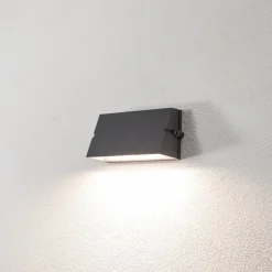 BEGA Væglamper > udendørs væglampe 24372, grafit, støbt aluminium, IP65
