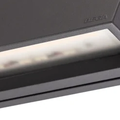 BEGA Væglamper > udendørs væglampe 24372, grafit, støbt aluminium, IP65