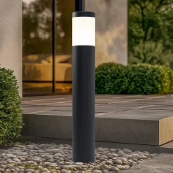 Gadebelysning ^ BEGA vejlampe 84417 K3, grafit, 3.000 K, støbt aluminium