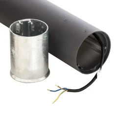 Gadebelysning ^ BEGA vejlampe 84417 K3, grafit, 3.000 K, støbt aluminium