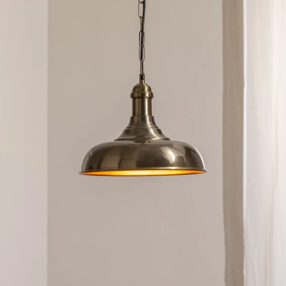 Pendellamper ^ Opviq Berceste 225-S hængelampe Ø32cm guld