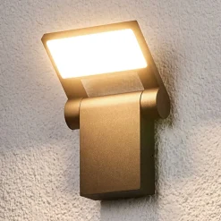 Lucande Væglamper > Bevægelig udendørs LED-væglampe Marius