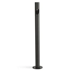 FARO BARCELONA Sokkellamper > Bezel LED-sokkellampe, sort, aluminium, højde 60 cm