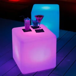 Smart&Green Dekorationsbelysning|Terrassebelysning > Big Cube - lysende terning - kan styres via app