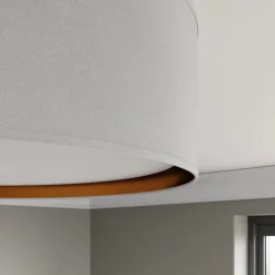 TK Lighting Loftlamper > Bilbao loftslampe, hvid/guld, Ø 60 cm