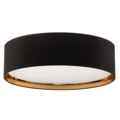 TK Lighting Loftlamper > Bilbao loftslampe, sort/guld, Ø 60 cm