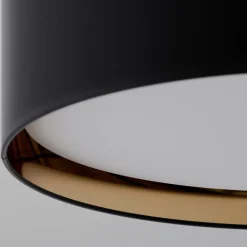 TK Lighting Loftlamper > Bilbao loftslampe, sort/guld, Ø 60 cm