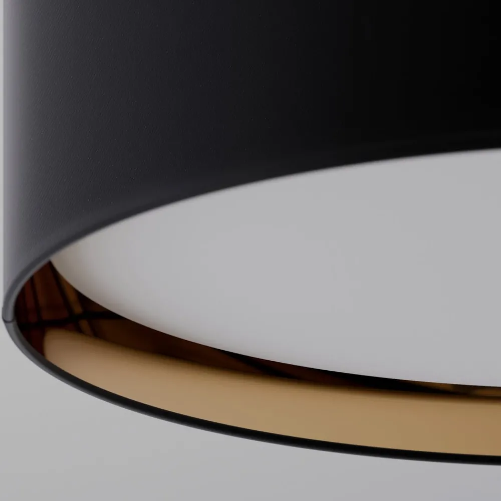 TK Lighting Loftlamper > Bilbao loftslampe, sort/guld, Ø 60 cm