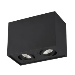 Spotlights ^ Trio Lighting Biscuit loftlampe, 2 lyskilder, sort