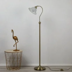 Searchlight Gulvlamper|Gulvlamper > BJANE fortryllende gulvlampe, patineret messing