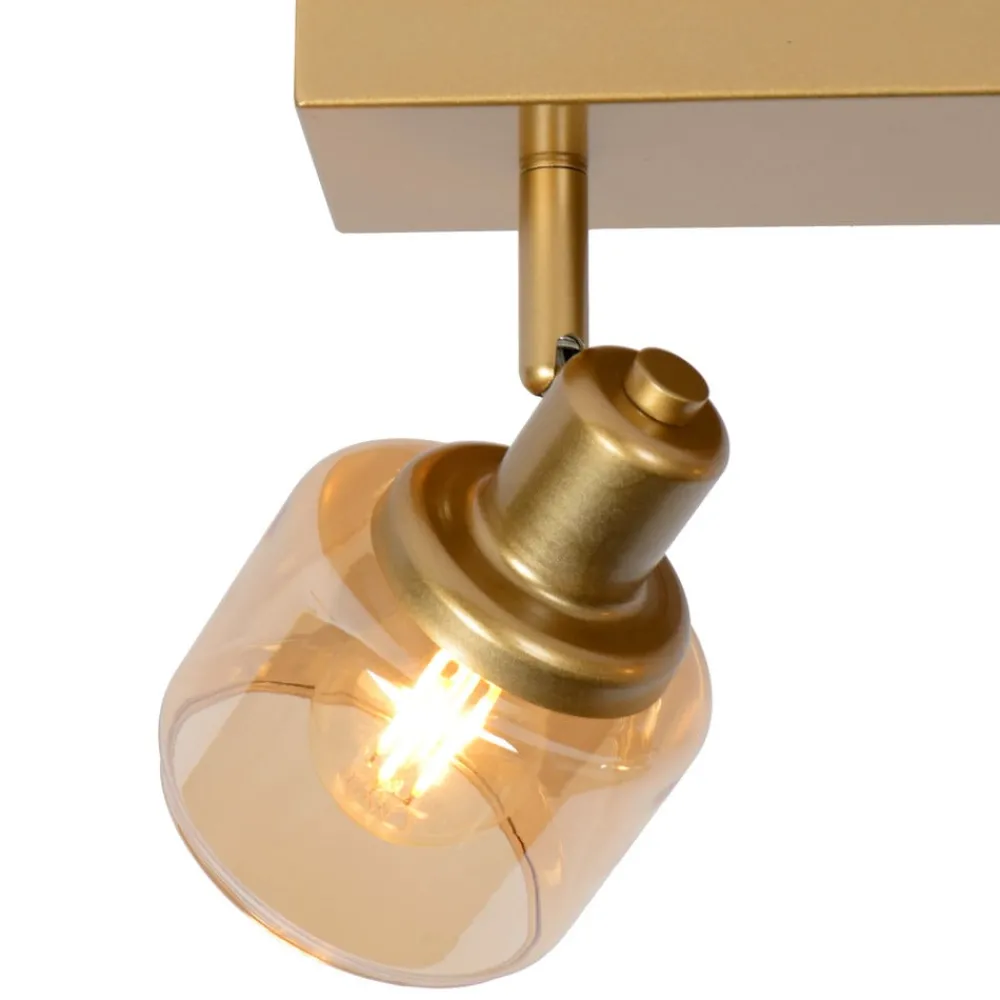 Lucide Loftlamper|Spotlights > Bjorn loftspot, 2 lyskilder, guld/messing