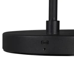 Reality Leuchten Gang|Gulvlamper > Blake LED-gulvlampe med batteri, kan dæmpes, sort