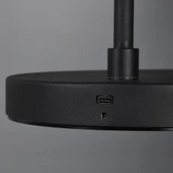 Reality Leuchten Gang|Gulvlamper > Blake LED-gulvlampe med batteri, kan dæmpes, sort