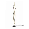 Trio Lighting Gulvlamper|Gulvlamper > Blaze LED-gulvlampe med lysdæmper, CCT, messing