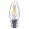 Filament Pære ^ Sylvania B22 LED-kertepære 4,5 W 827 klar