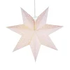 Dekorationsbelysning|Julepynt ^ STAR TRADING Bobo papirstjerne, 7-takket, hvid, Ø 34 cm
