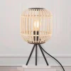 EGLO Bordlamper > Bordesley bordlampe med træskærm
