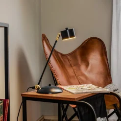 Eko-Light Arbejdsrum/Kontor|Bordlamper > Bordlampe Arena i blå og guld