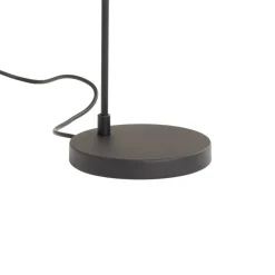 Opviq Arbejdsrum/Kontor|Bordlamper > Bordlampe Corner, sort/guld, højde 57 cm, E14