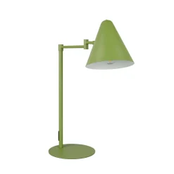 Trio Lighting Bordlamper > Bordlampe Cosima, grøn, højde 50 cm, metal