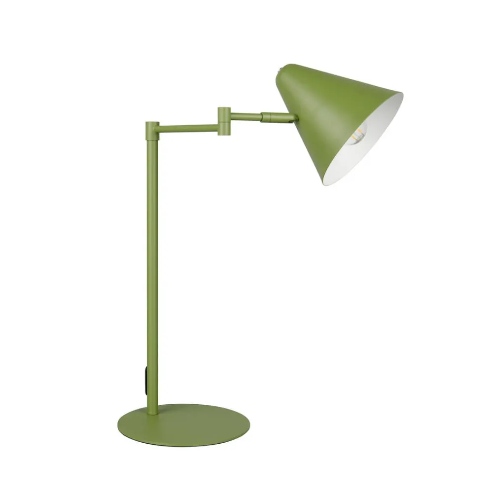 Trio Lighting Bordlamper > Bordlampe Cosima, grøn, højde 50 cm, metal