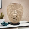 EGLO Bordlamper > Bordlampe Dembleby i træ, naturfarver