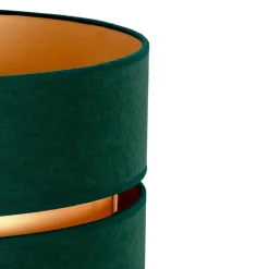 Duolla Bordlamper > Bordlampe Duo, grøn/guld, højde 50 cm