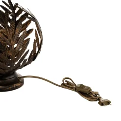 Bordlamper ^ ONLI Bordlampe Felce som bregne i bronze, højde 24 cm