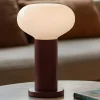 ALDEX Bordlamper > Bordlampe Flo, rød, Ø 19 cm, glas