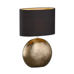 FISCHER & HONSEL Bordlamper > Bordlampe Foro, bronze/sort, højde 53 cm