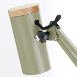 ORION Arbejdsrum/Kontor|Bordlamper > Bordlampe Gili, lysegrøn, klemme, stål, højde 75 cm, E27