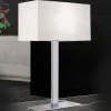 ORION Bordlamper > Bordlampe Grigor med hvid lærredsskærm